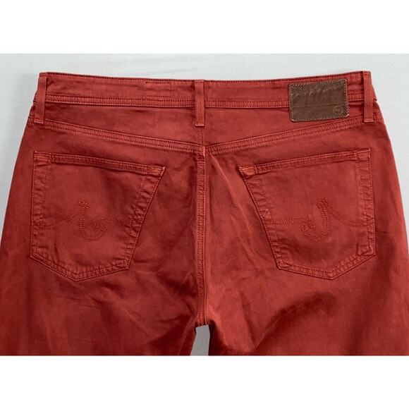AG The Graduate Tailored Leg Sateen Jeans. Red, Men's 34X28. Runs Big. GUC! - Picture 9 of 9